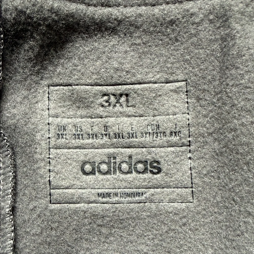Adidas Men's Charcoal Joggers 3XL